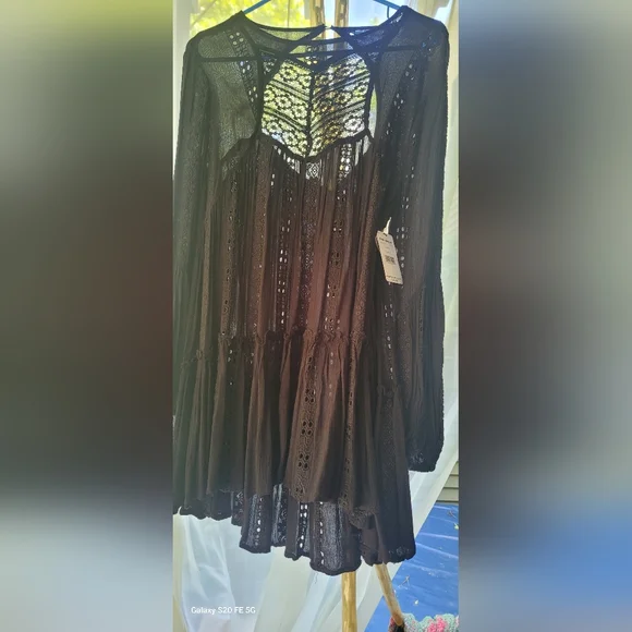 Free People Black Dress - Picture 1 of 2